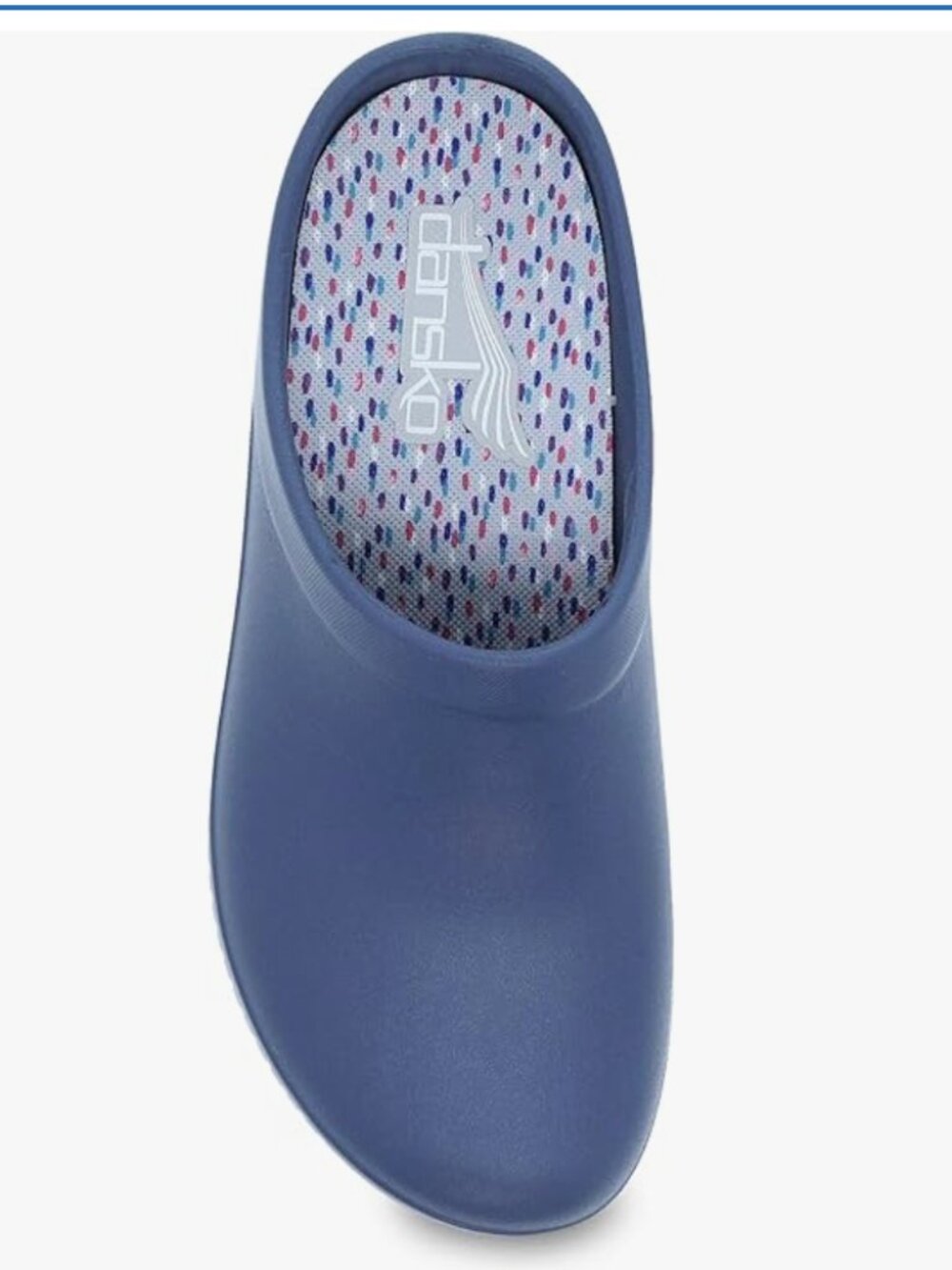 Dansko Navy Blue Slip-On Clog Mule